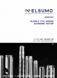 Elsumo - Elsub 6 PVC Wound Economic Motor